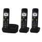 Panasonic KX-TGU133EXB telefono Telefono analogico/DECT Nero