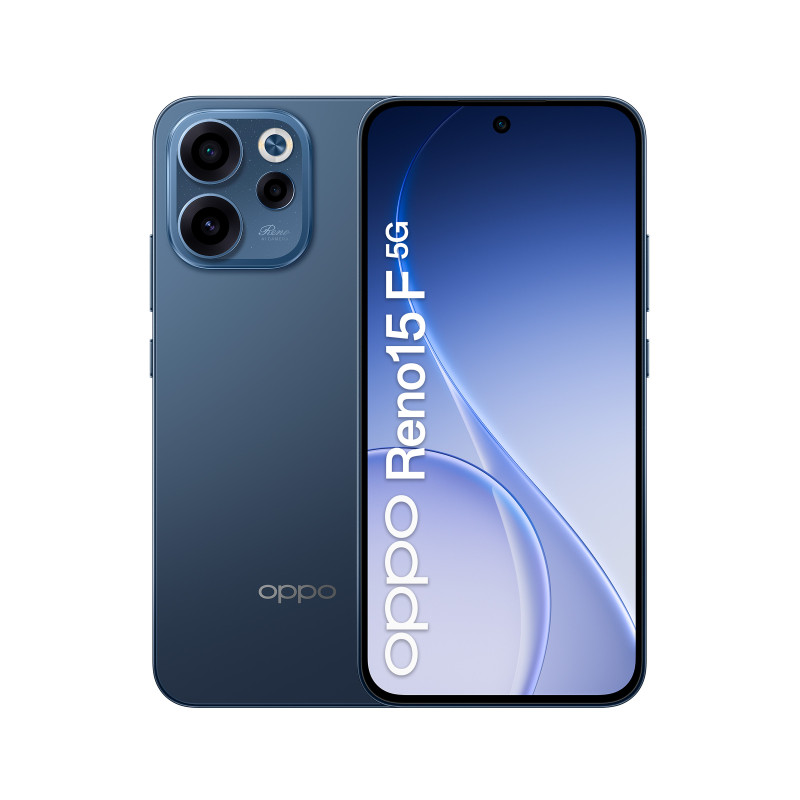 OPPO Reno15 F 5G AI Smartphone, Tripla fotocamera 50+8+2MP, Selfie 50MP, Display 6.57” 120HZ AMOLED FHD+, - 6932169394932