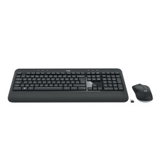Logitech 920-008684 tastiera Mouse incluso Universale RF Wireless QWERTY Inglese UK Nero, Bianco