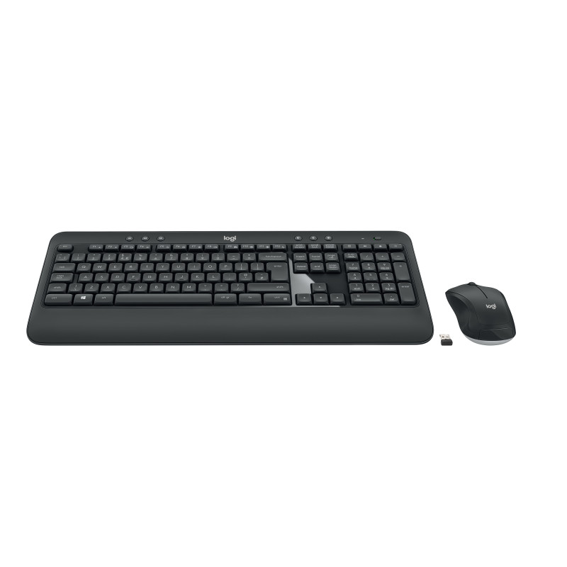 Logitech 920-008684 tastiera Mouse incluso Universale RF Wireless QWERTY Inglese UK Nero, Bianco