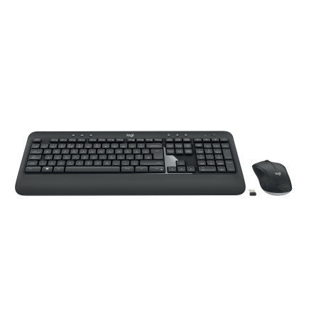Logitech 920-008684 tastiera Mouse incluso Universale RF Wireless QWERTY Inglese UK Nero, Bianco