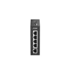 D-Link DIS-100E-05 switch di rete Non gestito Fast Ethernet (10 100) DIN rail Nero