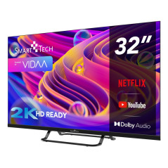 Smart-Tech 32HV02V TV 81,3 cm (32") HD Smart TV Wi-Fi Nero 180 cd m²