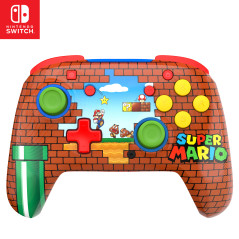 Turtle Beach Rematch Mario Bricks Controller da gaming wireless per Nintendo Switch. Funziona anche con Nintendo Switch 2 -