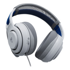 Turtle Beach Atlas 200 Cuffie Bianco da gioco cablate con licenza ufficiale per PlayStation - driver Nanoclear da 50 mm,