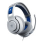 Turtle Beach Atlas 200 Cuffie Bianco da gioco cablate con licenza ufficiale per PlayStation - driver Nanoclear da 50 mm,