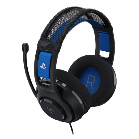 Turtle Beach Atlas 200 Cuffie Nero da gioco cablate con licenza ufficiale per PlayStation - driver Nanoclear da 50 mm,