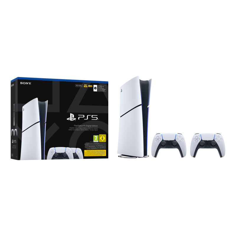 Sony Playstation 5 Slim Digital 825 GB Wi-Fi Nero, Bianco