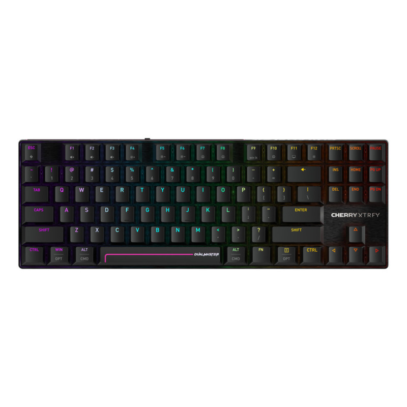 CHERRY MX 8.2 Pro TMR Wireless tastiera Gaming USB + RF Wireless + Bluetooth QWERTY US International Nero