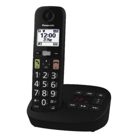 Panasonic KX-TGU130EXB telefono Telefono analogico DECT Nero