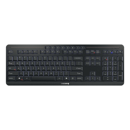 CHERRY Stream keyboard ultimate tastiera Casa ufficio USB + RF Wireless + Bluetooth QWERTY Inglese Nero
