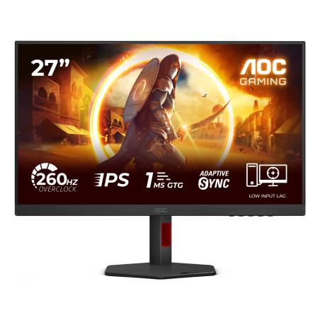 AOC G4 27G4ZR Monitor PC 68,6 cm (27") 1920 x 1080 Pixel Full HD LED Nero, Rosso