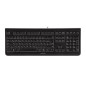 CHERRY KC 1000 tastiera Universale USB QWERTY Italiano Nero