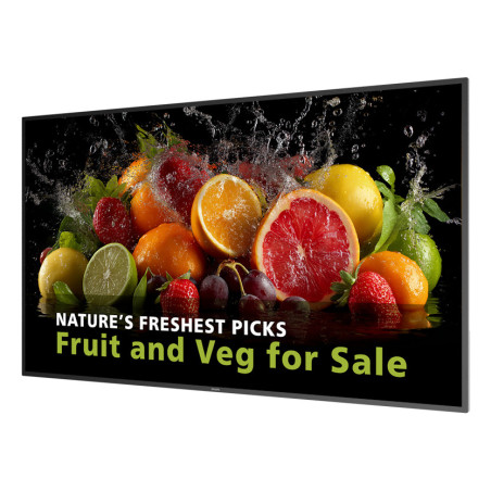 Philips Serie 5000 65BDL5050D 00 visualizzatore di messaggi 165,1 cm (65") LCD Wi-Fi 600 cd m² Full HD Nero Processore