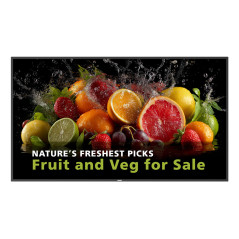 Philips Serie 5000 65BDL5050D 00 visualizzatore di messaggi 165,1 cm (65") LCD Wi-Fi 600 cd m² Full HD Nero Processore