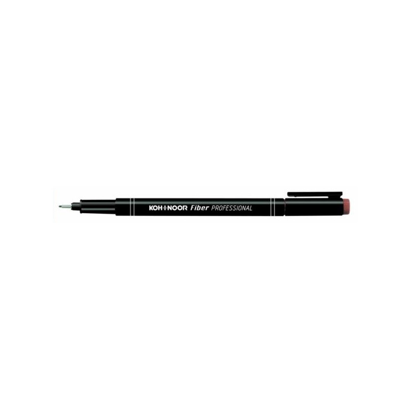 Koh-I-Noor Fiber Professional penna tecnica Nero 6 pz