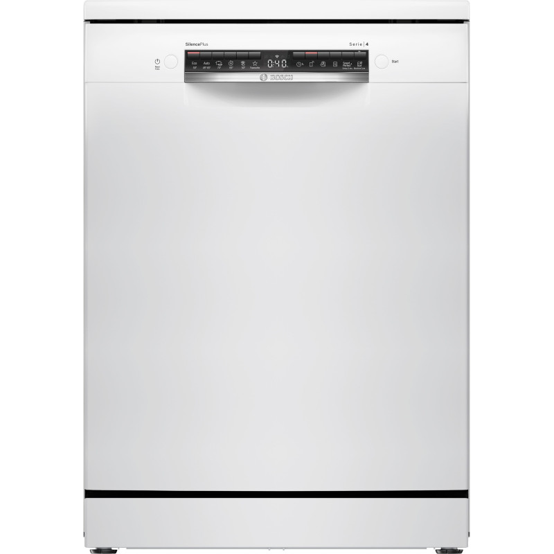 Bosch Serie 4 SMS4EVW08E Lavastoviglie da libera installazione 14 coperti Bianco Classe B Bosch Serie 4 SMS4EVW08E Lavastoviglie da libera installazione 14 coperti Bianco Classe B