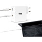 Hamlet Notebook Charger alimentatore universale da 65w per notebook e dispositivi mobili