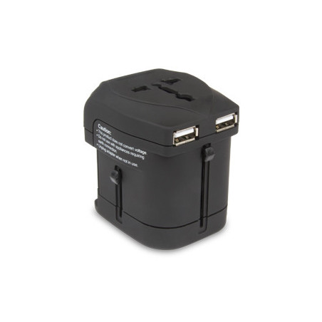 Hamlet Traver Adapter adattatore universale da viaggio per prese elettriche più caricatore usb