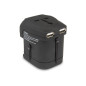 Hamlet Traver Adapter adattatore universale da viaggio per prese elettriche più caricatore usb