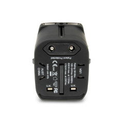 Hamlet Traver Adapter adattatore universale da viaggio per prese elettriche più caricatore usb