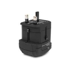 Hamlet Traver Adapter adattatore universale da viaggio per prese elettriche più caricatore usb