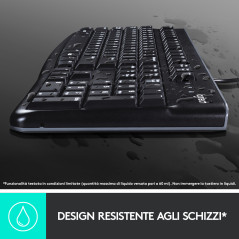 Logitech K120 Tastiera con Cavo