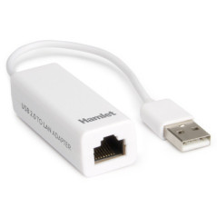 Hamlet Adattatore USB 2.0 to Lan velocità di trasferimento fino a 10 100 Mbps