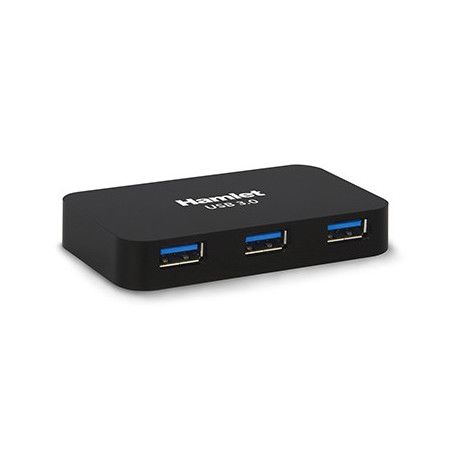 Hamlet Hub usb 3.0 a 4 porte 5 Gbps