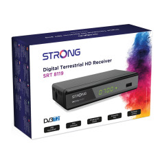 Strong SRT 8119 set-top box TV Terrestre Full HD Nero