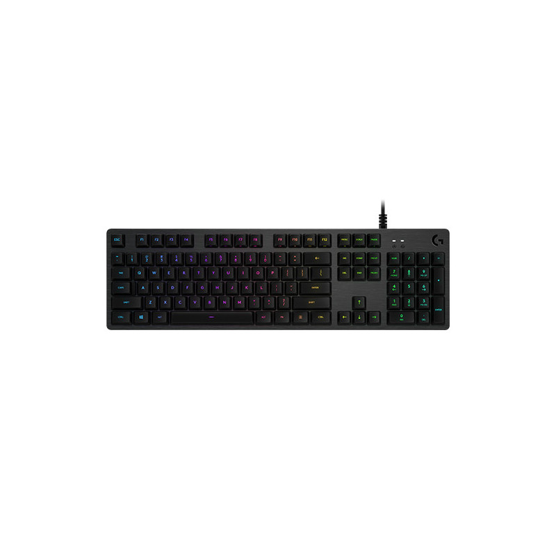 Logitech G 920-009343 tastiera Gaming USB QWERTY Italiano Carbonio