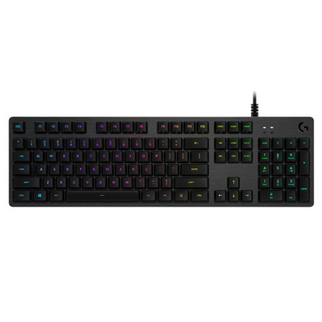 Logitech G 920-009343 tastiera Gaming USB QWERTY Italiano Carbonio