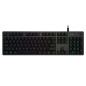 Logitech G 920-009343 tastiera Gaming USB QWERTY Italiano Carbonio