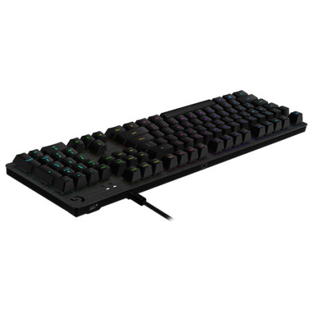 Logitech G 920-009343 tastiera Gaming USB QWERTY Italiano Carbonio