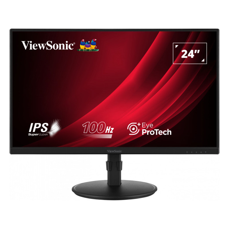 Viewsonic VG2408A-MHD Monitor PC 61 cm (24") 1920 x 1080 Pixel Full HD LED Nero