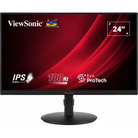 Viewsonic VG2408A-MHD Monitor PC 61 cm (24") 1920 x 1080 Pixel Full HD LED Nero