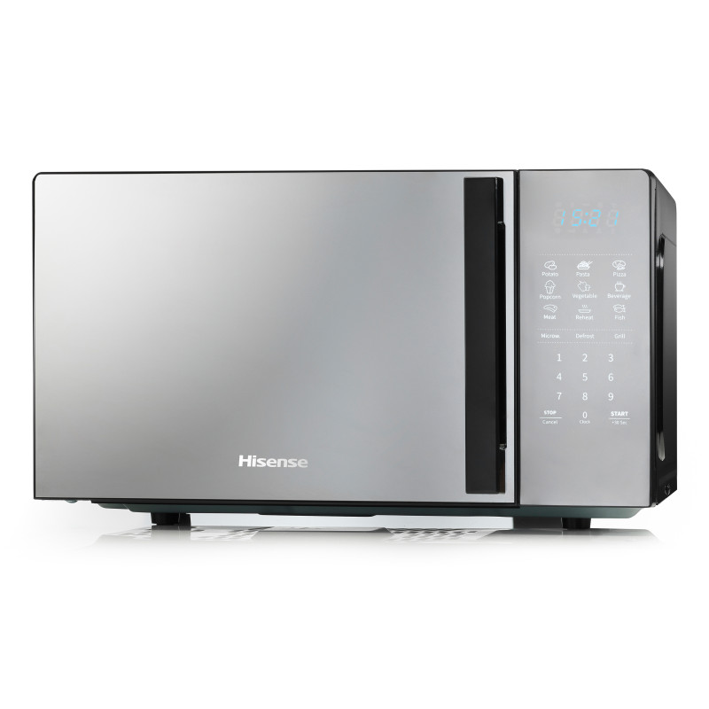 Hisense H20MOMBS4HG forno a microonde Argento Microonde con grill Superficie piana 20 L 700 W