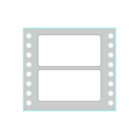 Tico TAB1-0722 etichetta per stampante Bianco Etichetta per stampante autoadesiva