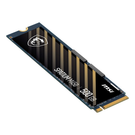MSI Spatium M450 PCIe 4.0 NVMe M.2 500GB V1 PCI Express 4.0 3D NAND