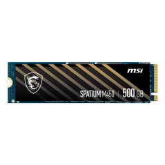 MSI Spatium M450 PCIe 4.0 NVMe M.2 500GB V1 PCI Express 4.0 3D NAND