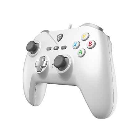 MSI FORCE GC200 WHITE periferica di gioco Bianco USB Gamepad Analogico/Digitale Android, PC