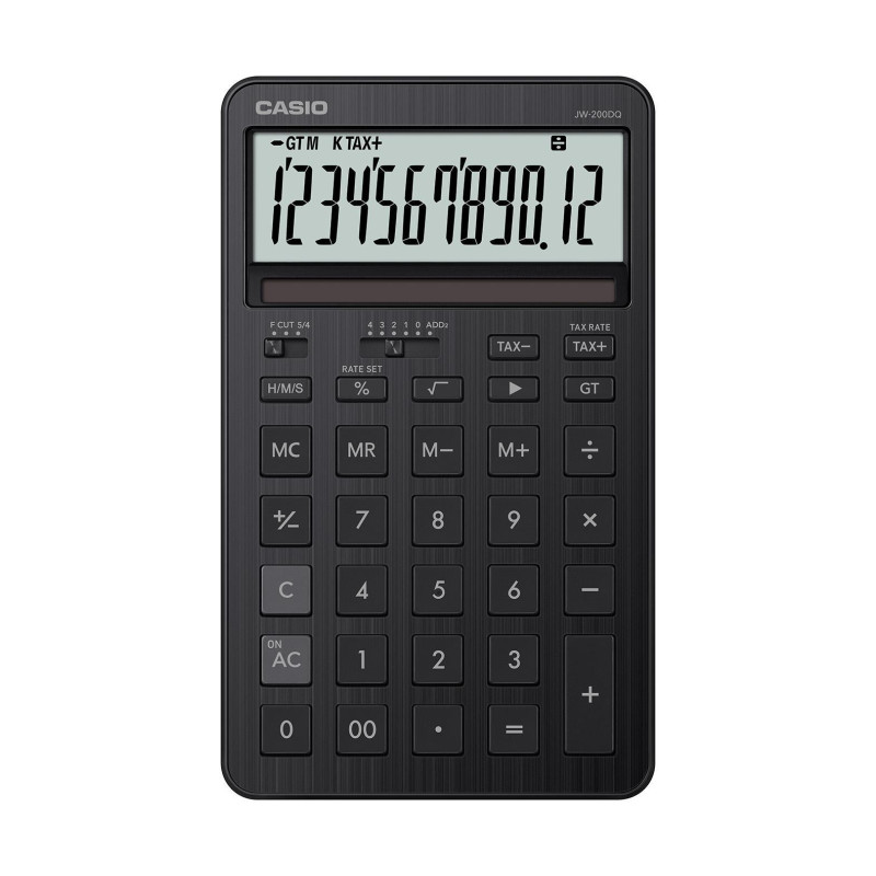 Casio JW-200DQ calcolatrice Desktop Calcolatrice di base Nero