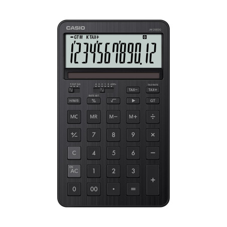 Casio JW-200DQ calcolatrice Desktop Calcolatrice di base Nero