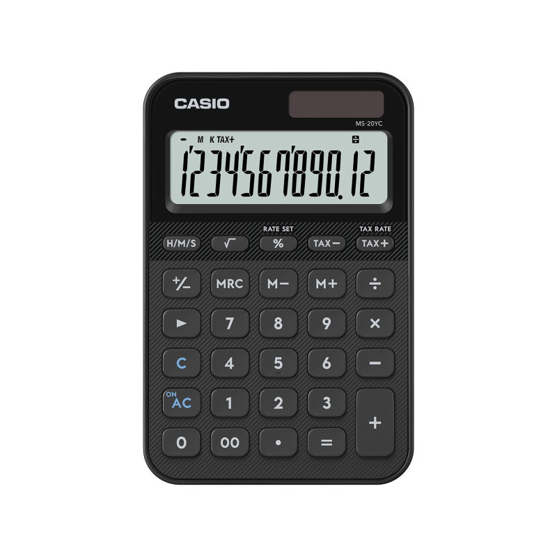 Casio MS-20YC calcolatrice Desktop Calcolatrice di base Nero