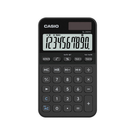 Casio SL-310YC calcolatrice Tasca Calcolatrice di base Nero
