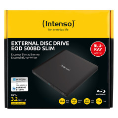 Intenso EOD 500BD Slim lettore di disco ottico Blu-Ray ROM Nero