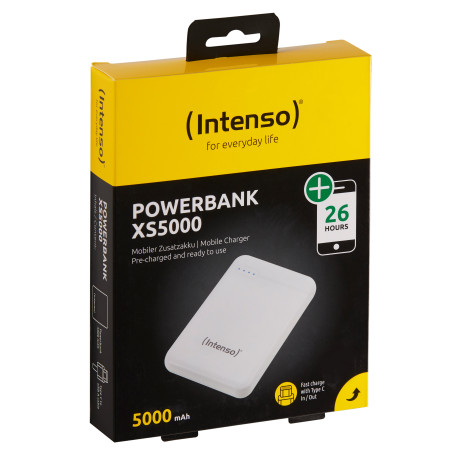 Intenso 7313522 batteria portatile Polimeri di litio (LiPo) 5000 mAh Bianco