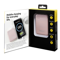 Intenso XS5000 Polimeri di litio (LiPo) 5000 mAh Rosa