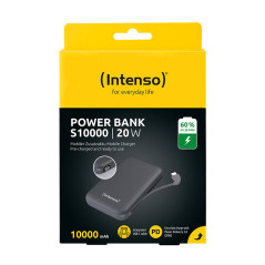 Intenso S10000 Polimeri di litio (LiPo) 10000 mAh Grigio
