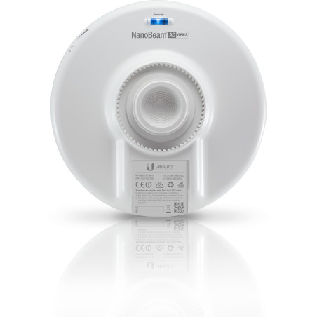 Ubiquiti NanoBeam 5AC Gen 2 Bridge di rete 450 Mbit/s Bianco